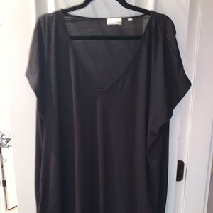 Wilfred Free black v-neck dress